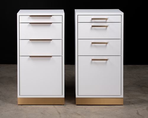 Kimpton Four Drawer Styling Station Pedestal - Image 2
