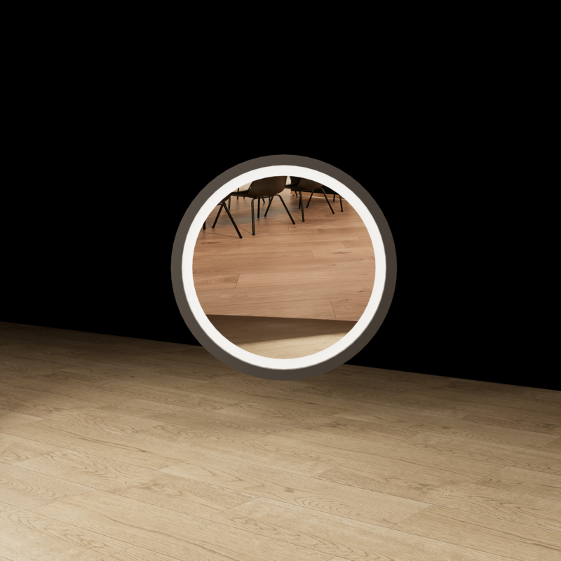 Halo Mirror Double Sided